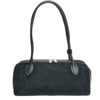 Strukturierte Handtasche aus Leder
