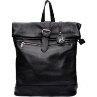 Strukturierte Schultertasche aus Leder
