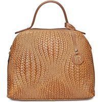 Geflochtene Leder Satchel Handtasche
