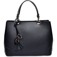 Handtasche aus gewebtem Leder mit Griff