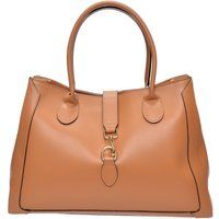 Gesteppte Schultertasche mit Kettenriemen