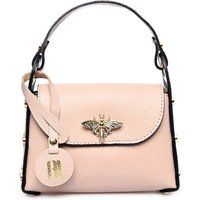 Metallic Leder Schultertasche