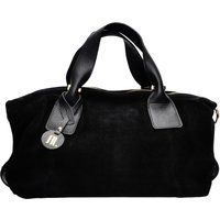 Strukturierte Wildleder Handtasche mit Griff