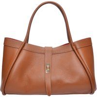 Braune Leder Handtasche