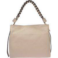 Ledertasche mit geflochtenem Griff