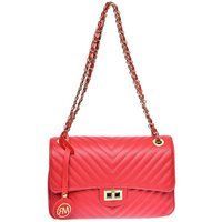 Chevron-Stepp-Ledertasche