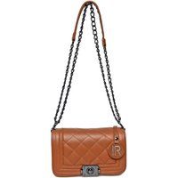 Gesteppte Ledertasche mit Schulterkette