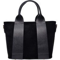 Gewebte Schultertasche aus Leder