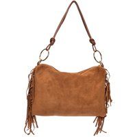 Wildleder Fransen Schultertasche