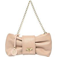 Gesteppte Ledertasche mit Schulterkette
