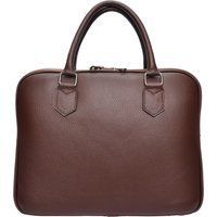 Braune Leder Laptop Aktentasche