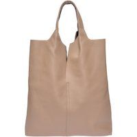 Minimalistische Ledertasche mit Henkeln
