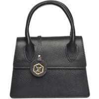 Gewebte Schultertasche aus Leder