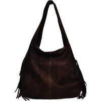 Wildleder Fransen Hobo Tasche