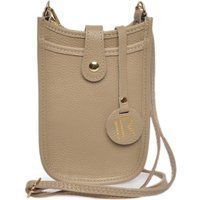 Minimalistische Handy Crossbody Tasche aus Leder