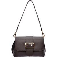 Braune Ledertasche mit Schnalle