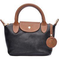 Lederhandtasche mit Griff
