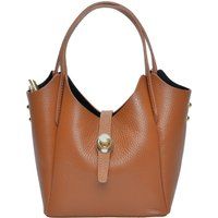 Ledersatteltasche mit oberem Griff