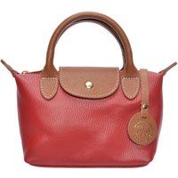 Handtasche aus Leder mit Griff oben