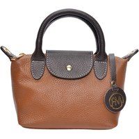Leder Henkeltasche mit Schultergurt