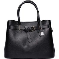 Lederrucksack mit Klappentasche