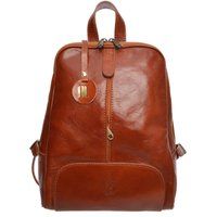 Lederrucksack mit Tragegriff