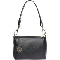 Elegante Schultertasche aus strukturiertem Leder