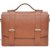 Strukturierte Handtasche mit Griff