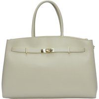 Strukturierte Handtasche aus Leder