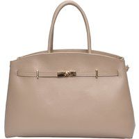 Strukturierte Handtasche aus Leder