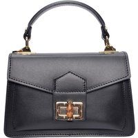 Leder Handtasche mit Griff