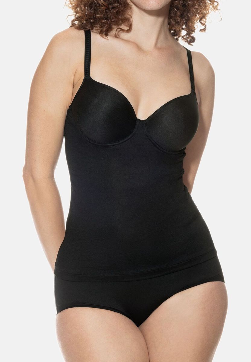 Nahtloses Hemd mit integriertem BH