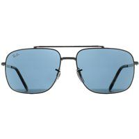Quadratische Navigator Sonnenbrille mit Doppelsteg