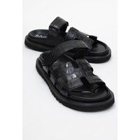 Loana Leder Slide Sandale