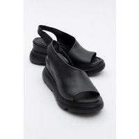 Agusto Leder-Plateau-Sandale (Damen)