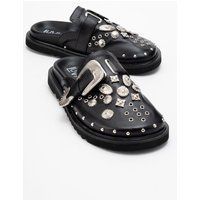 Maril Leder Schnallen Sandale