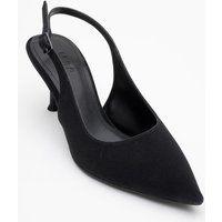 Caisa Slingback Pumps mit Spitzer Zehenpartie