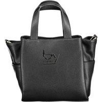 Strukturierte Kunstleder-Satchel-Tasche