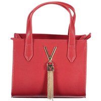 Rote Handtasche aus Kunstleder