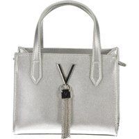 Metallisch Silberne Strukturierte Henkeltasche