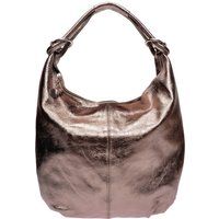Bronze Leder Hobo-Tasche