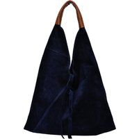 Wildleder Dreieck Hobo Tasche