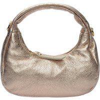 Metallic Leder Hobo Tasche