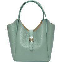 Elegante Lederhandtasche mit Henkel