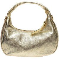 Goldene Metallic Schultertasche