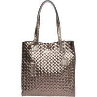 Gewebte Metallic-Schultertasche