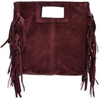 Wildleder Fransen Handtasche Clutch