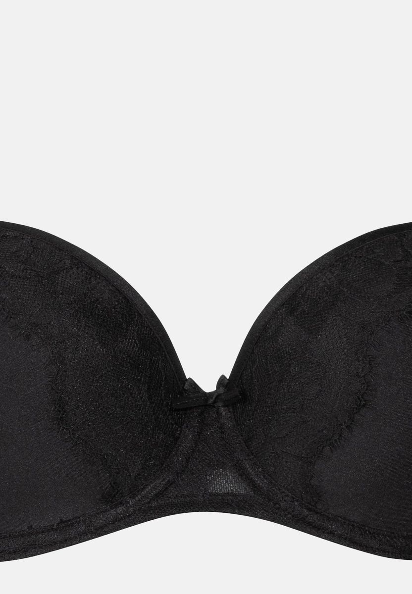 Bügel-BH mit Spitze und Schleife