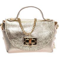Metallic Gold Mini Crossbody Tasche