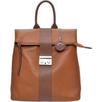 Leder-Cabrio-Rucksack-Tasche